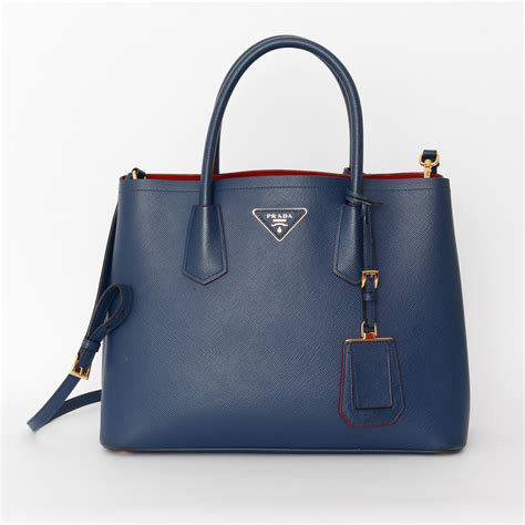 bolso prada azul marino|bolsas de Prada mujer.